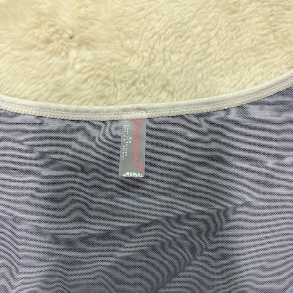 NWT FP Movement Pipe Dream Baby Tee Dusted Cerulean/White Contrast – Women’s M - Picture 3 of 9